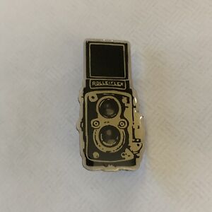 Old Camera Rolleiflex Lapel Pin Brooch