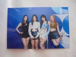 BlackPink Photograph All Members autograph hand signed