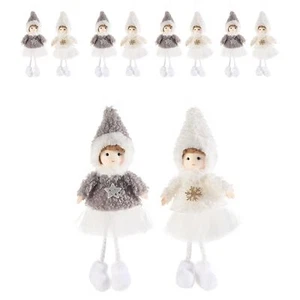 Confezione 18 Bamboline Decorative da Appendere con Abito in Peluche - Foto 1 di 3