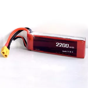 Klemmbao Lithiumbatterie LiPo 3S 11,1 V 2200MAH 35C XT60 RC Flugzeuge Cars FPV - Bild 1 von 4