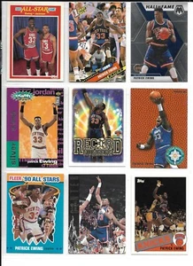 RIESIGES PATRICK EWING 100 KARTEN 85 VERSCHIEDENE LOT a NY KNICKS - Bild 1 von 1