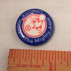 Rare Reddy Kilowatt Vintage Button - Picture 1 of 1