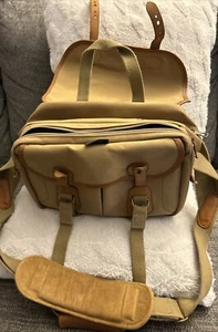 Billingham 225 Canvas Camera Bag Khaki/Tan - Picture 1 of 12