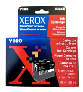 XEROX Y100 Black Ink Cartridge DocuPrint M WorkCentre M Series 8R12728 NEW - Picture 1 of 4