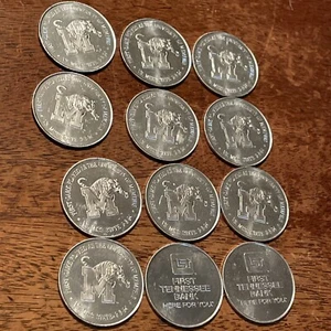 1st Game As University Of MEMPHIS TIGERS FOOTBALL COINS vs MS State Bulldogs - Picture 1 of 4