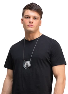 Polizeiabzeichen Polizist Kostüm Accessoire Polizist Polizist Ausweis - Bild 1 von 2