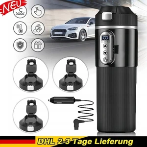 12V 24V Portatile Auto Riscaldamento Tazza Scaldabagno Bottiglia LCD Bollitore 500ML - Foto 1 di 16