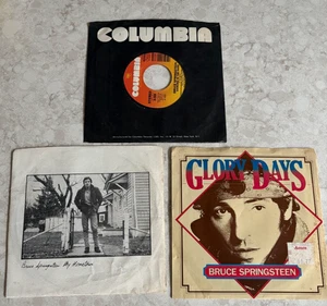 BRUCE SPRINGSTEEN 45rpm 7" Lot: Glory Days, My Hometown, Dancing In The Dark - Picture 1 of 4
