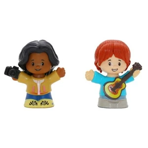 Fisher-Price Little People 2 Pack Action Toy Figure, Photographer and Guitarist - Picture 1 of 4