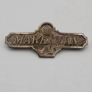 Marksman A Badge US Army Coast Artillery Defensive Fire Course 1903-1921 - Bild 1 von 3