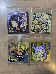Juego de 4 sellos de oblea My Hero Academia All Might Toga Himiko - Imagen 1 de 2