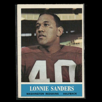 Lonnie Sanders Rookie #193 1964 Philadelphia Washington Redskins Football Card - Image 1 of 4
