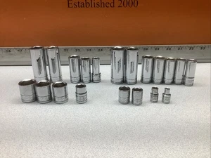 S-K Tools USA 🇺🇸 SAE & metrische Steckschlüsseleinsätze KONVOLUT! 3/8” Antrieb & 1/4” Antrieb - Bild 1 von 7