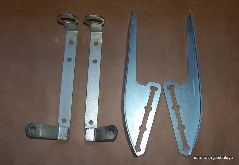 Juego de soportes de horquilla/parabrisas POLICE Moto Guzzi 750 Ambassador 850 Eldorado Foto 1 de 1