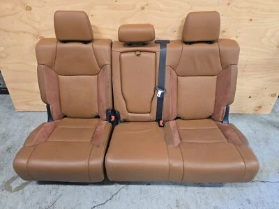 ASIENTOS TRASEROS TOYOTA TUNDRA FILA 1974 CUERO MARRÓN DOBLE CABINA 2014-2021 OEM V31 Foto 1 de 4