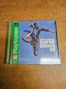 Jeremy McGrath Supercross '98 (Sony PlayStation 1, 1998)(COMPLETE)(TESTED) - Picture 1 of 4