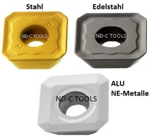 10x  SEET 12T3-DM 45° Planfräsen für Stahl, VA (100% Kompatibel mit R245-12T3.)  - Picture 1 of 2