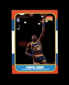 1986-87 Fleer #100 Purvis Short MINT Warriors Break 8 - Picture 1 of 4