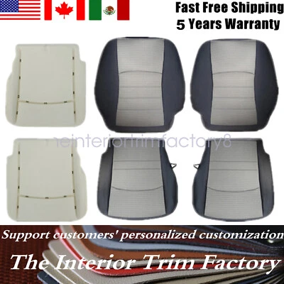 Funda de asiento lateral y pasajero gris para Dodge Ram 2009-2012 Foto 1 de 4