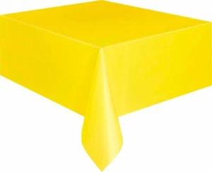 TOVAGLIA PLASTICA GIALLO 130 X 190 CM tavolo - Foto 1 di 1