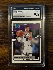 2020 Tyrese Haliburton #231 (RC) Panini Donruss - Rated Rookies NBA CGC 9.5 Mint - Picture 1 of 18