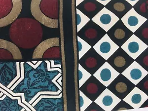 Chez Roffe New York 100% Multicolor Abstract Men's Necktie, 57" X 4" - Picture 1 of 5