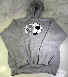 USA Pre Loved Hoody Grey Tamaqua High School Hoodie Football Size Medium - Picture 1 of 8