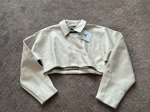 maniere de voir Women’s Super Cropped Jacket Beige Size US 0 - Picture 1 of 8