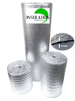 SmartSHIELD -3 Reflective Insulation roll, Foam Core Radiant Barrier - 3MM  - Image 1 of 4