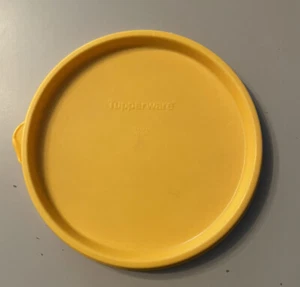 Tapa de repuesto Tupperware 5227A-3 redonda amarilla - Imagen 1 de 3