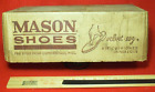 VINTAGE MASON SHOES BOX FINE SHOES FROM CHIPPEWA FALLS WISC. PROP