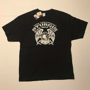 NEW 2015 STURGIS 75th ANNIVERSARY MEN'S XXL BLACK HILLS RALLY T-SHIRT NWT - Picture 1 of 11