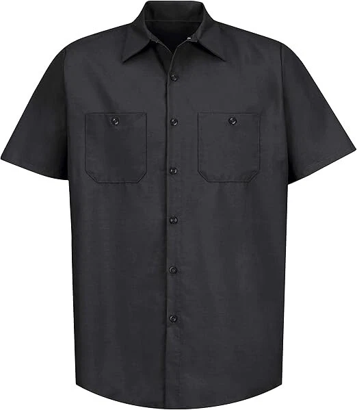 Red Kap SP24 Mens Industrial Work Shirt, Regular Fit, Short Sleeve - Image 1 of 1