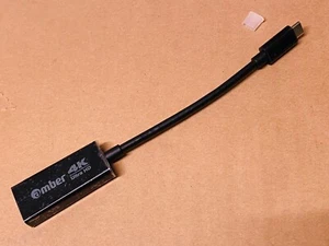 New USB-C Male to 4K Ultra HD Display Port Female DP Adapter for USB-C Monitor - Picture 1 of 5