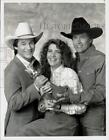 1991 Press Photo Clint Black, Kathy Mattea, George Strait Host Country Awards