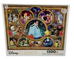 Disney Classics Puzzle 1500 Pezzi Con Personaggi Iconici 32" x 24" Età 12+ - Foto 1 di 4