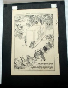 Vintage 1904 ELFENBEIN SEIFENTORTE perfekte Größe oder geteilte Gemeinschaftsanstrengung Kinderzimmer - Bild 1 von 2