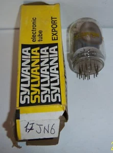 SYLVANIA ELECTRONIC TUBE LAMPE TUBE RADIO 17JN6 . - Picture 1 of 8