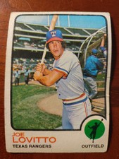 1973 Topps Joe Lovitto #276 Texas Rangers