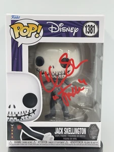Funko Pop Disney Jack Skellington #138 Chris Sarandon Firmado Inscrito "Jack" - Imagen 1 de 10