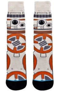 Star Wars BB8 Novelty Cartoon Character 360 Crew Socks - Picture 1 of 1
