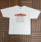 T-shirt blanc vintage Budweiser King of Beers taille XL