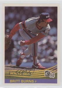 1984 Donruss Britt Burns #424