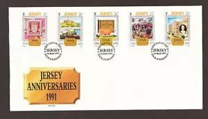 1991 Jersey, Anniversaries, FDC - Picture 1 of 1