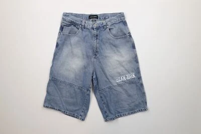 Pantalones Cortos de Jean Denim Vintage Años 90 Y2K Sean John Para Hombres 30 Desteñidos Deletrear Calce Suelto Foto 1 de 4