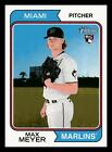Max Meyer RC 2023 Topps Heritage #367 Rookie Miami Marlins Centered Mint