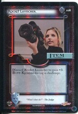 Buffy CCG TCG Angels Curse Limited Edition Foil Card #108 Rocket Launcher