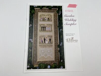 The Victoria Sampler Garden Wedding Sampler Cross Stitch Pattern Hardanger - Image 1 of 3