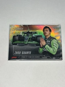 2024 Topps Chrome Formula 1 #CAM-8 Zhou Guanyu Camber - Picture 1 of 2