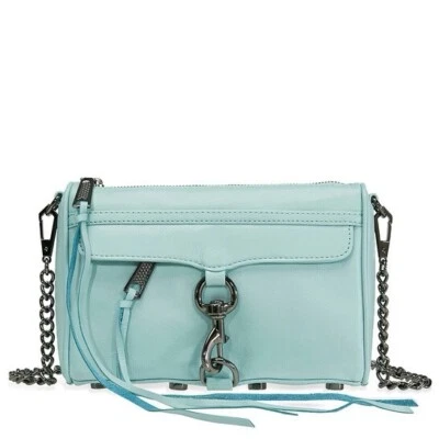 $295 Rebecca Minkoff Cuero MINI M.A.C. Cartera bandolera clutch de hombro Foto 1 de 4